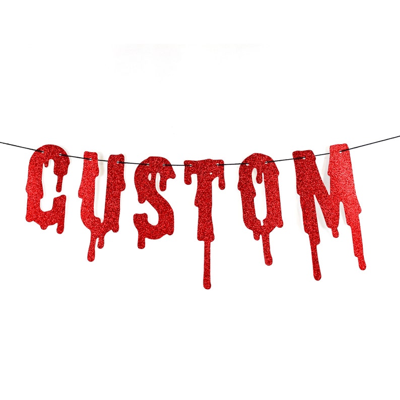 Halloween Banner Halloween Birthday Banner Custom Etsy