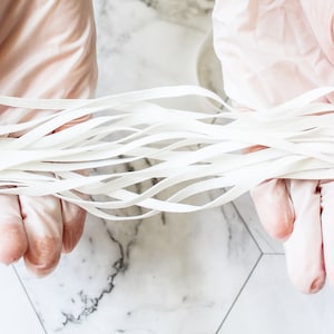 4mm White Elastic Cord/White Elastic Cord/White Elastic Band/Elastic Cord for Masks from the USA/Elastic Band/Elastic String for Face Masks