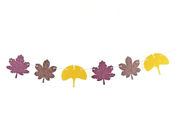 Fall Leaves Banner/Fall Leaves Garland/Thanksgiving Décor/Thanksgiving Garland/Thanksgiving Banner/First Birthday Garland/1stBirthday Banner