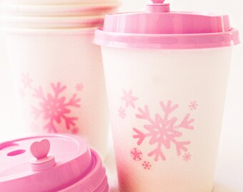 Winter ONEderland Cups/Winter ONEderland Hot Chocolate Bar/Snowflakes Cups/Winter Birthday Decorations Girl/Winter Birthday Party Cups