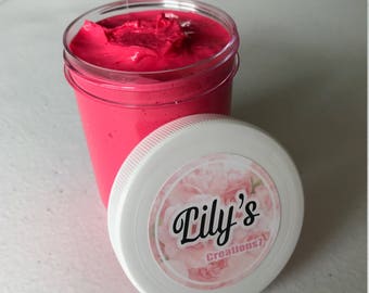 Raspberry Sorbet Slay Slime 4-8 oz.