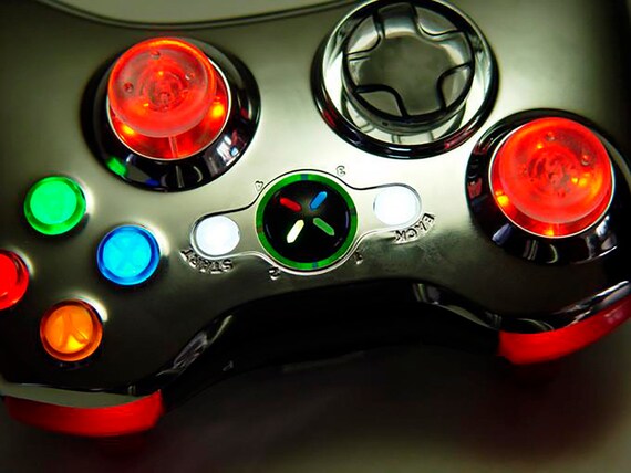 XCM supreme wireless shell for Xbox 360 wireless controller ChromeGreen