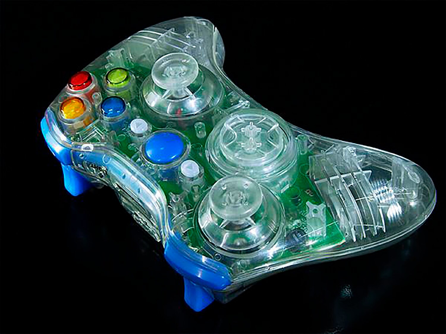 Xcm Bright Blue Wireless Shell For Xbox 360 Wireless Etsy