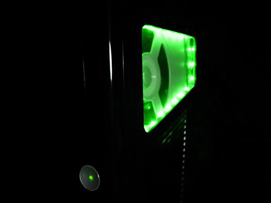 XCM Slim Case Black Knight With Green Led for Xbox 360 Slim Etsy