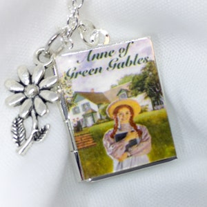 Anne of Green Gables Locket with Flower Charm