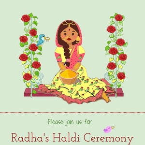 Haldi Ceremony invitation