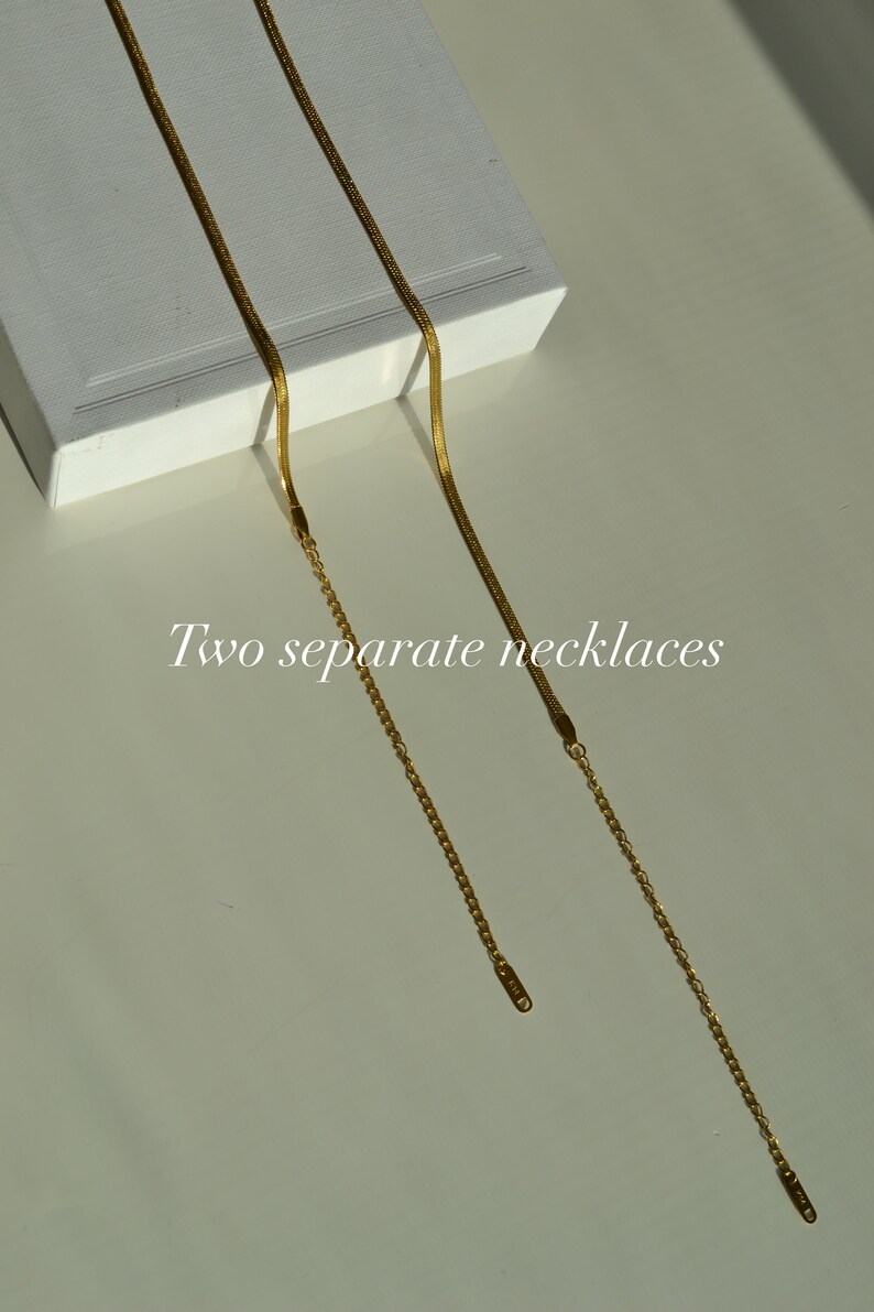 14k Gold Herringbone Snake Chain Flat Herringbone Chain Etsy