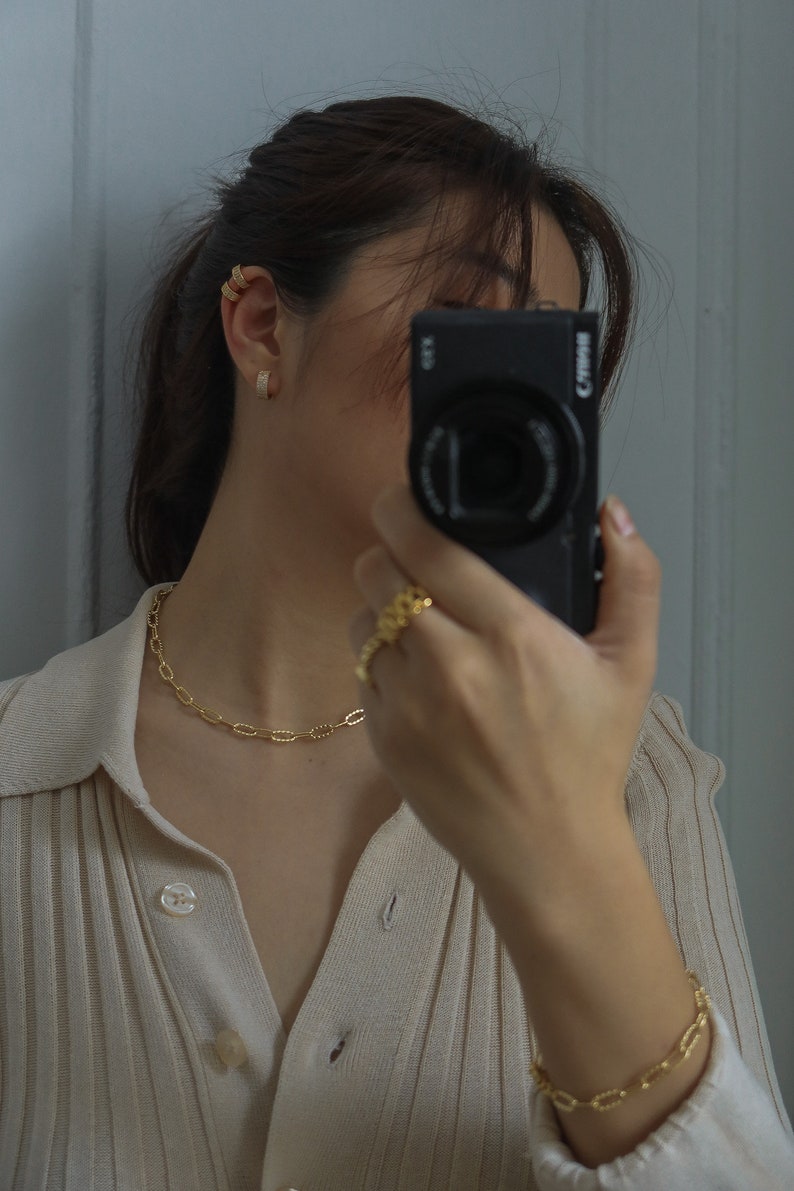 18k gold filled CZ ear cuff diamond ear cuff ear cuff no piercing dainty ear cuffs gold ear cuff no piercing ear cuff