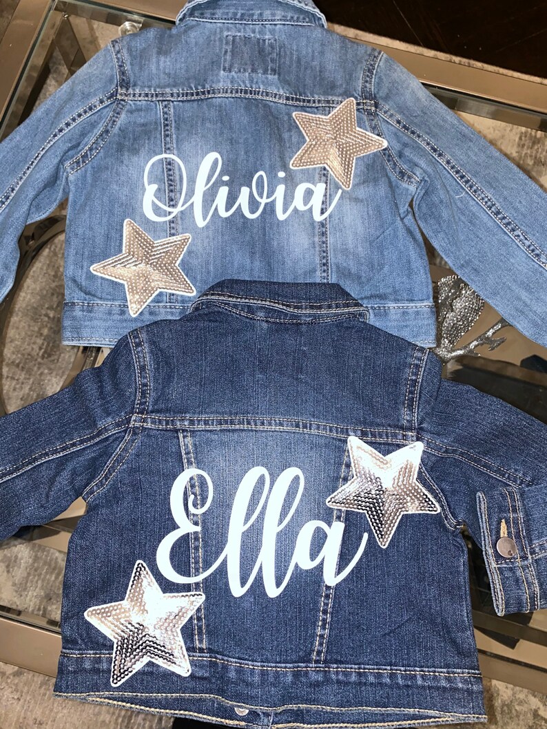 etsy custom denim jacket