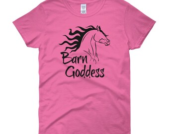 Barn Goddess..., Womens Short Sleeve T-shirt