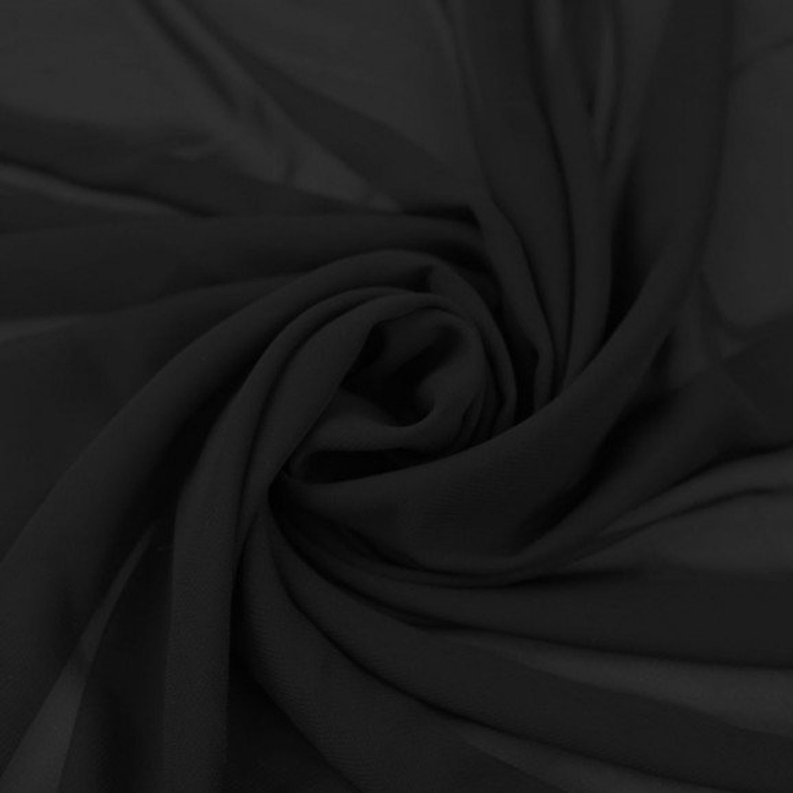 Black Hi Multi Chiffon fabric Apparel fabric Dress fabric | Etsy