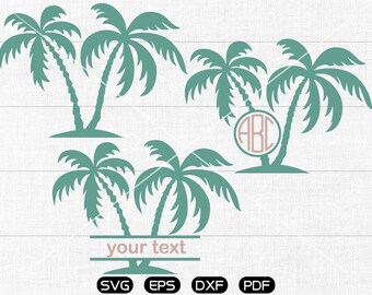 Palm tree svg | Etsy