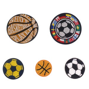 Basketball Aufnäher, Fußball Aufnäher, Fußball Aufnäher