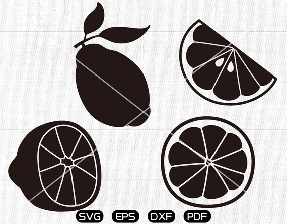 Download Lemon Svg Lemon Clipart Cricut Cameo Silhouette Cut Files Etsy