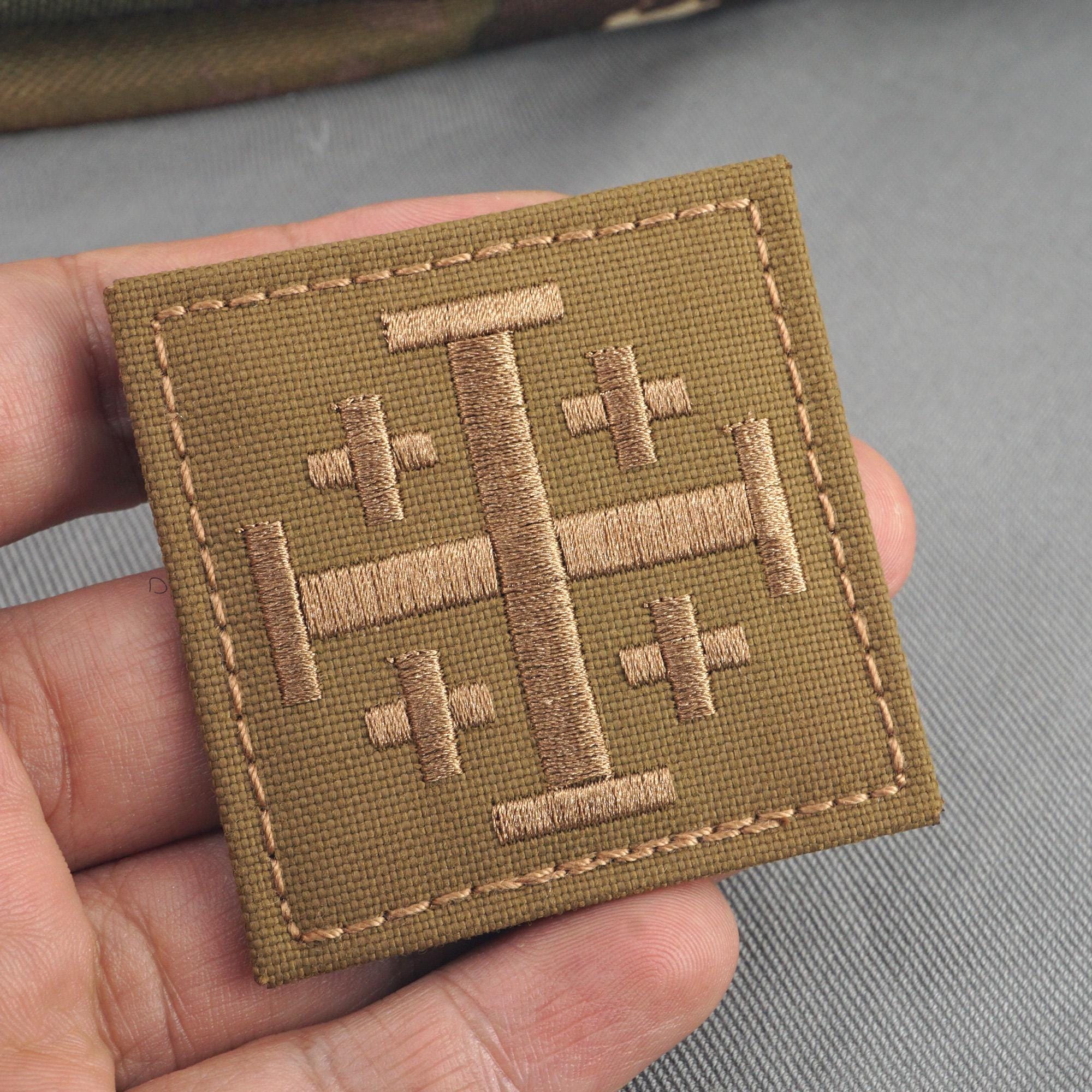 Toppa Tattica Ricamata Tactical Security - Morbida, 5x7,5 Cm, Con Velcro - 3