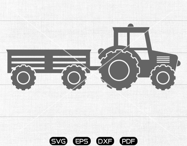 Download Tractor SVG File Tractor Clipart cricut cameo silhouette | Etsy