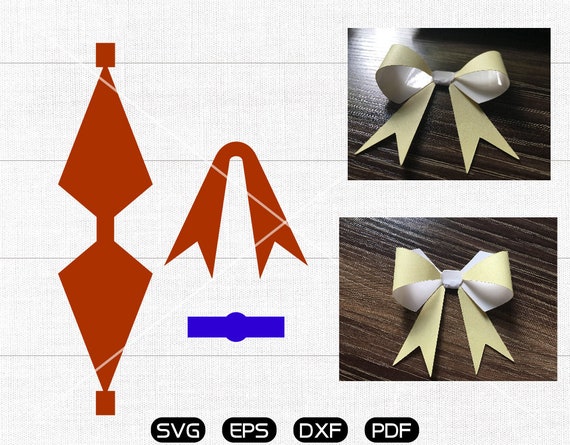 hair bow svg bowknot
