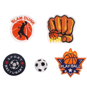Sport gesticktes Aufnäher, Fußball Applikation, Fußball, Basketball
