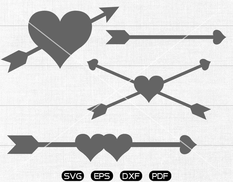 Download Love Arrow Clipart Silhouette Cut Files Commercial Use Valentine S Day Cricut Heart Arrow Svg Arrow Svg Clip Art Art Collectibles Deshpandefoundationindia Org