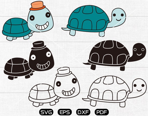 Download Tortoise Svg Turtle Clipart Cricut Cameo Silhouette Cut Etsy