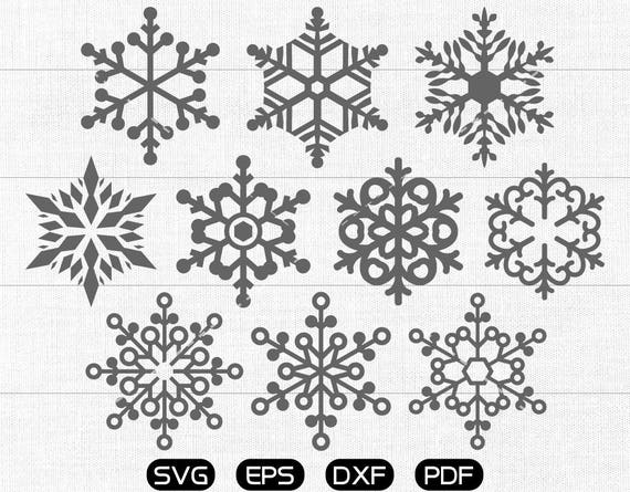 Download Snowflake SVG Winter Clipart Merry Christmas svg cricut | Etsy