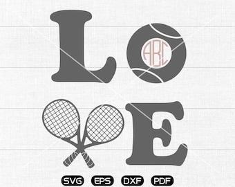 Download Tennis SVG Tennis Monogram Svg Tennis Clipart Tennis
