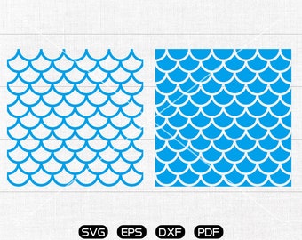 Mermaid seamless pattern, Mermaid pattern SVG, Mermaid scale svg, Fish scale pattern Clipart, cricut, silhouette cut files commercial use