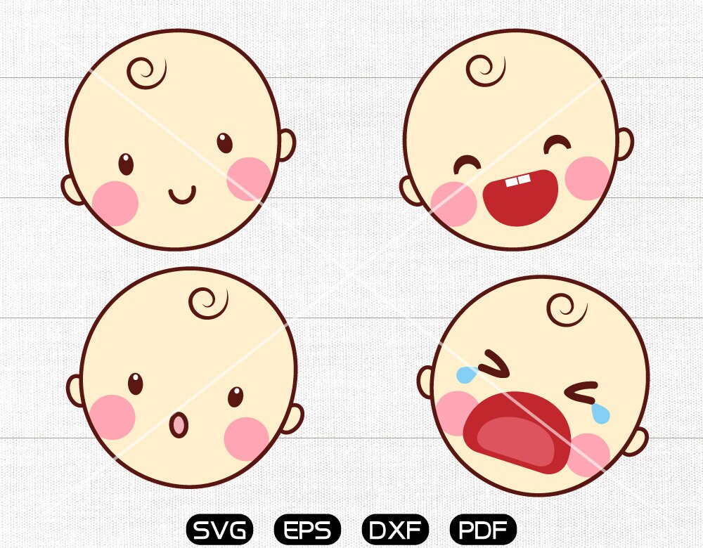 Download New Baby Svg Newborn Clipart Cricut Silhouette Cut Files Commercial Use