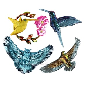 Kolibri Silikonform für die Wanddekoration-Eule/fliegender Adler Harz Formen-Wand Dekor hängende Form-Wohndekor Form-Resin Handwerk Form