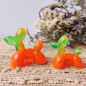 Cartoon Balloon Dog Resin Mold-Silicone Balloon Dog Mold-Epoxy Resin Dog Ornament Mold-Diffusing Stone Plaster Mold-Resin Art Keychain Mold