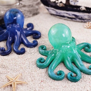 3D Oktopus Harz Form-Silikon Oktopus Gießform-Oktopus Kerzenform-Oktopus Lampenform Epoxidharz Oktopus Gießform-Desktop Dekoration Harz Gießform