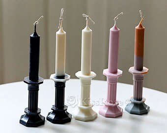 Long pole candle mold-Acrylic candle mold-Pillar candle mold-Scented candle mold-Pointed long candle mold