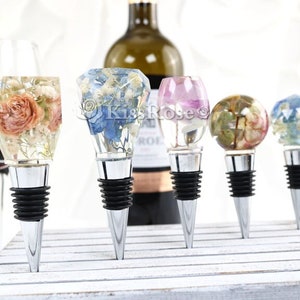 Wine bottle stopper resin molds-Silicone stopper topper mold-Crystal stone bottle stopper mold-Epoxy resin mold for bottle stopper