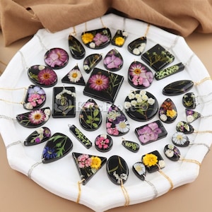Various shapes pendant resin molds-Keychain silicone mold-Jewelry pendant mold-Glossy Necklace Pendant Mold-DIY Specimen Pendant Mould