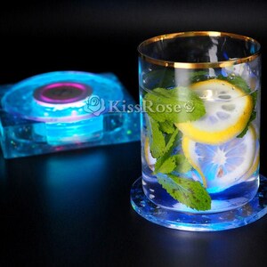 Luminous coaster mold-Round disc coaster silicone mold-Glowing CD coaster resin mold-Coaster holder mold-Epoxy resin cup mat mold-Resin art