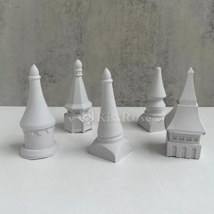 Creative Castle Ring Holder Silicone Mold-Spire Castle Ring Stand Mold-Ring Holder Epoxy Resin Cement Plaster Concrete Mold-Resin Craft