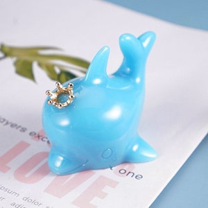 Cute dolphin resin mold-Sea animal silicone mold-Silicone decoration mold-Aromatherapy plaster mold-Cartoon dolphin mold