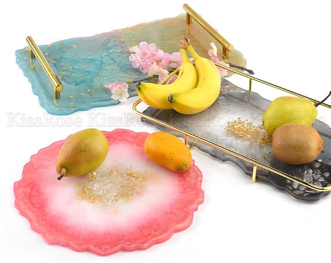 Square Silicone Coaster Moldrectangle Coaster Resin Etsy