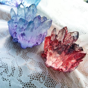 Crystal resin molds Crystal mold Silicone molds Crystal mold for resin decoration Silicon molds Crystal cluster mold Gem stone mold
