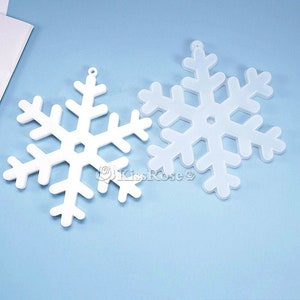 Creative Big Snowflake Silicone Mold-Snowflake Pendant Resin Molds-Christmas Ornament Mold-Christmas Snowflake Mold-Epoxy Resin Silicon Mold