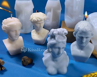 Classical Portrait Candle Mold-Venus Candle Mold-Silicone Candle Mold-Scented Candle Mold-Silicon candle mold-Pillar candle mold