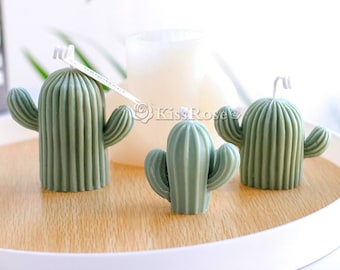 3D Cactus Candle Silicone Mold-Silicone candle Mold-Succulent Candle mould-Silicone mold-Cactus Plaster Concrete mold-Epoxy Resin Mold