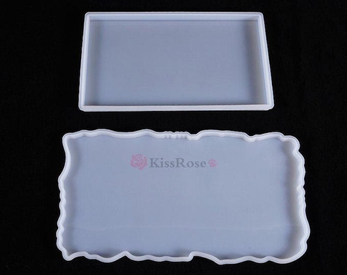 Square Silicone Coaster Moldrectangle Coaster Resin Etsy