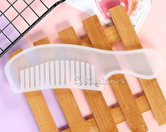 2 styles comb resin mold-silicone comb mold-silicone mold for epoxy resin comb DIY