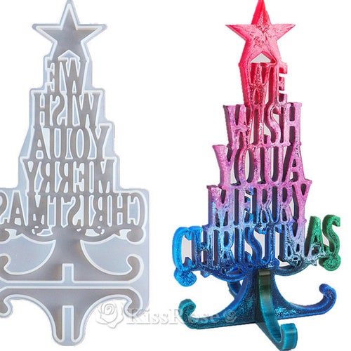 Christmas House Silicone Mold Etsy