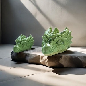 Dragon Silicone Candle Mold-Dragon Resin Mold-Dragon Head Ornaments Mold-Scented Candle Mold-Epoxy Resin Dragon Mold-DIY Diffuser Stone Mold