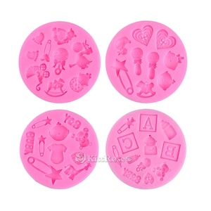 Schattige baby-element siliconen mal-baby-element harsvorm-baby cake decoratie mal-baby fondantvorm