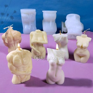 Silicone body candle mold-Woman body candle silicone mold-Sexy body candle mold-Silicone Candle Mold-Body resin mold-Plaster body mold
