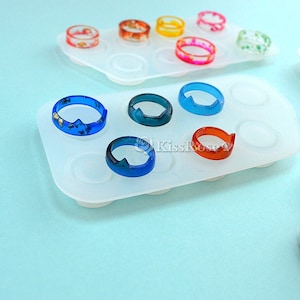 Silicone ring mold-Ring resin mold-Ring mold set-Resin ring mold-Resin jewelry mold-Ring silicone mold