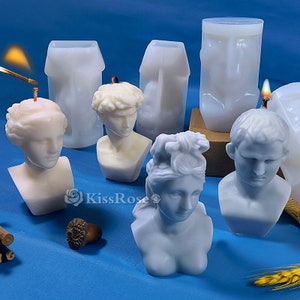 Classical Portrait Candle Mold-Venus Candle Mold-Silicone Candle Mold-Scented Candle Mold-Silicon candle mold-Pillar candle mold